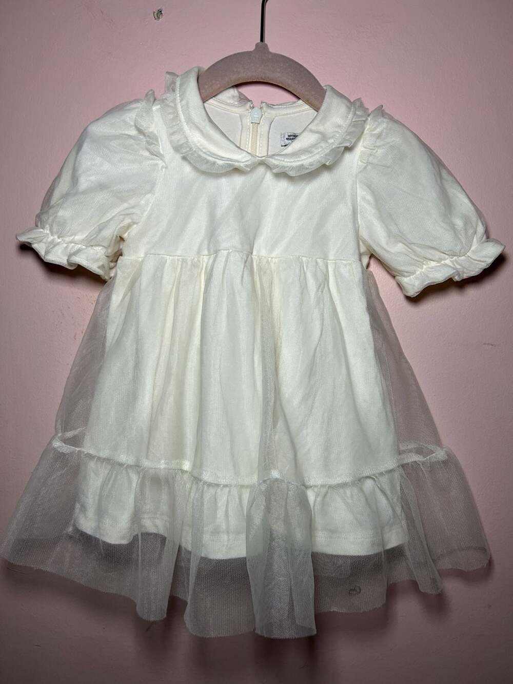 Amazon Essentials x Sofia Grainge Baby Girls Tulle Dress Ivory 3-6 Months